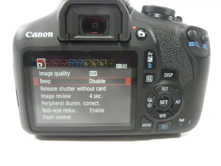 Canon EOS Rebel T7 24.2mp Digital SLR w/EF-S 18-55 IS II Shutter Ct. 7,433