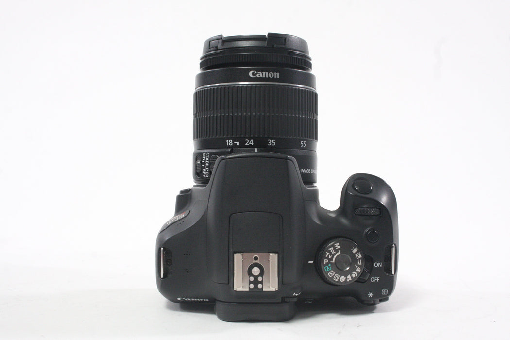 Canon EOS Rebel T7 with 18-55 f/3.5-56 IS II Lens with Shutter Count 63,823