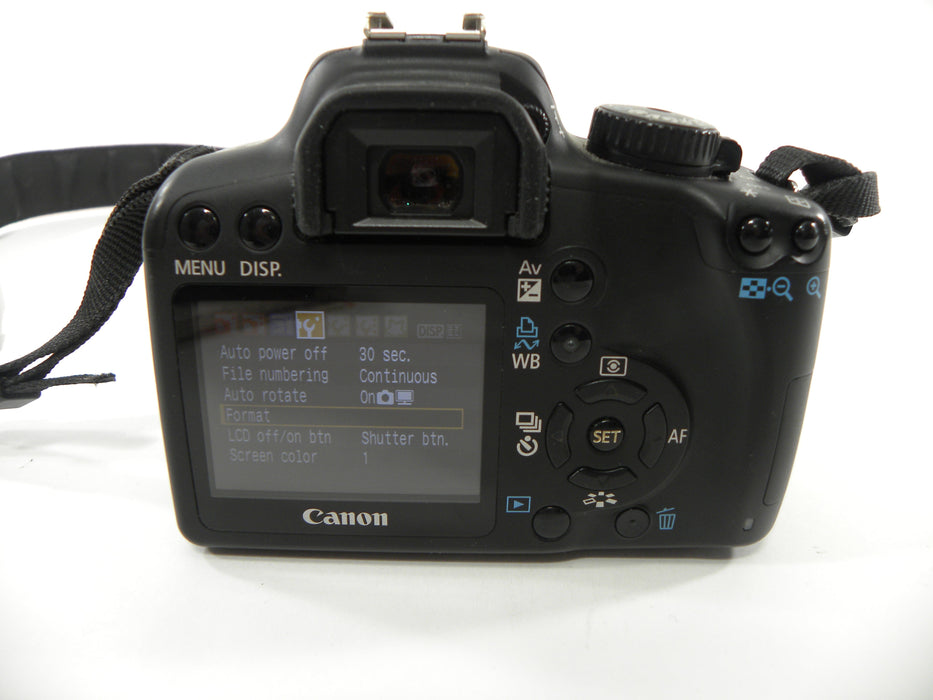 Canon EOS Rebel XS 10.1mp Digital SLR w/EF-S 18-55 II Shutter ct. 12,565