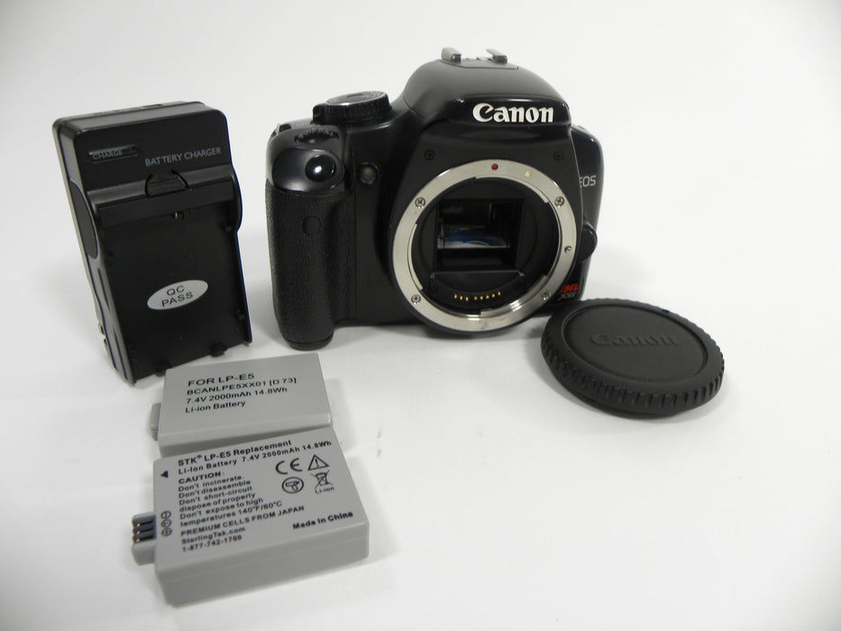 Canon EOS Rebel XSi 12.2mp Digital SLR Body Only shutter ct. 21,832