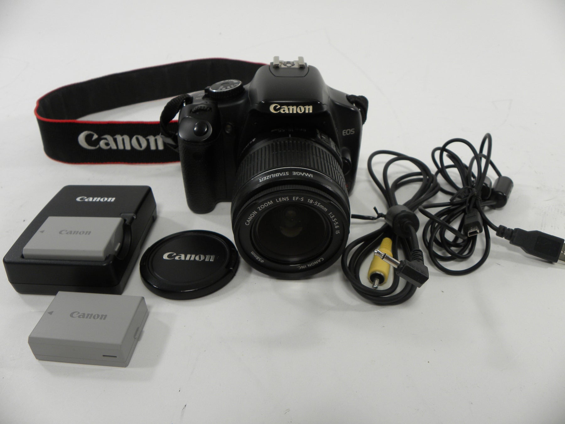 Canon EOS Rebel XSi 12.2mp Digital SLR w/EF-S 18-55 Shutter Ct. 22,563