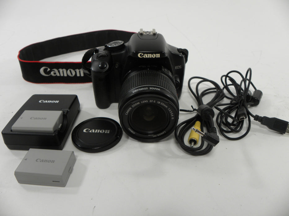 Canon EOS Rebel XSi 12.2mp Digital SLR w/EF-S 18-55 Shutter Ct. 22,563