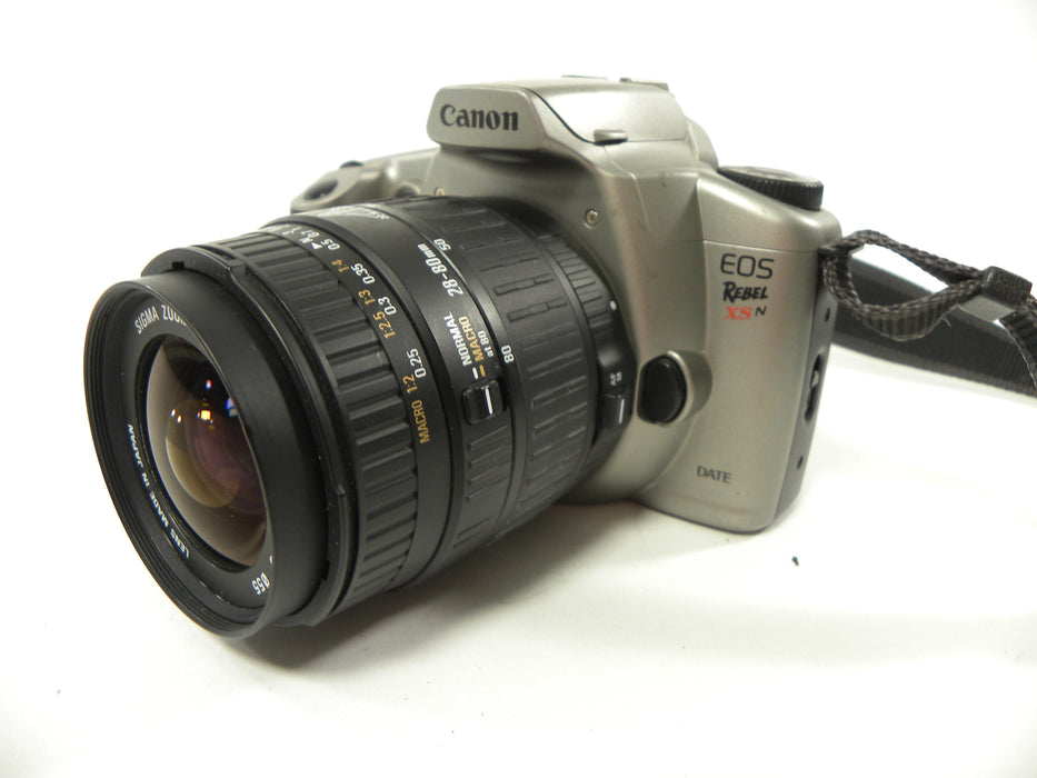 Canon EOS Rebel XSN Date 35mm SLR w/Sigma Zoom 28-80mm f3.5-5.6 II