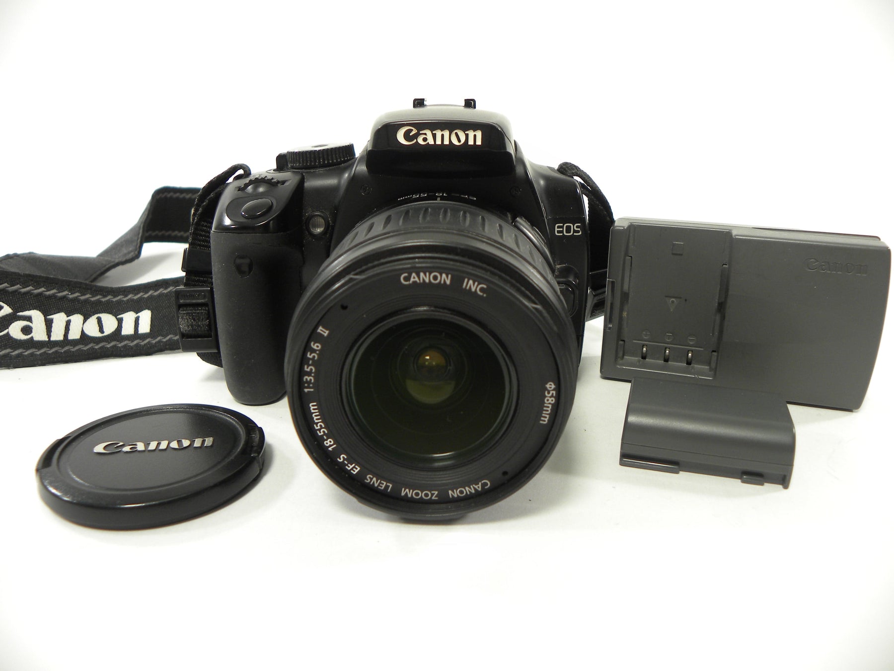 Canon EOS Rebel XTi 10.1mp Digital SLR w/EF-S 18-55mm f3.5-5.6 II