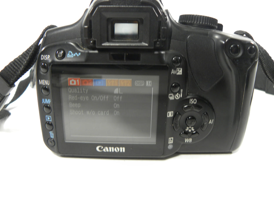 Canon EOS Rebel XTi 10.1mp digital SLR w/EF-S 18-55mm f3.5-5.6 II