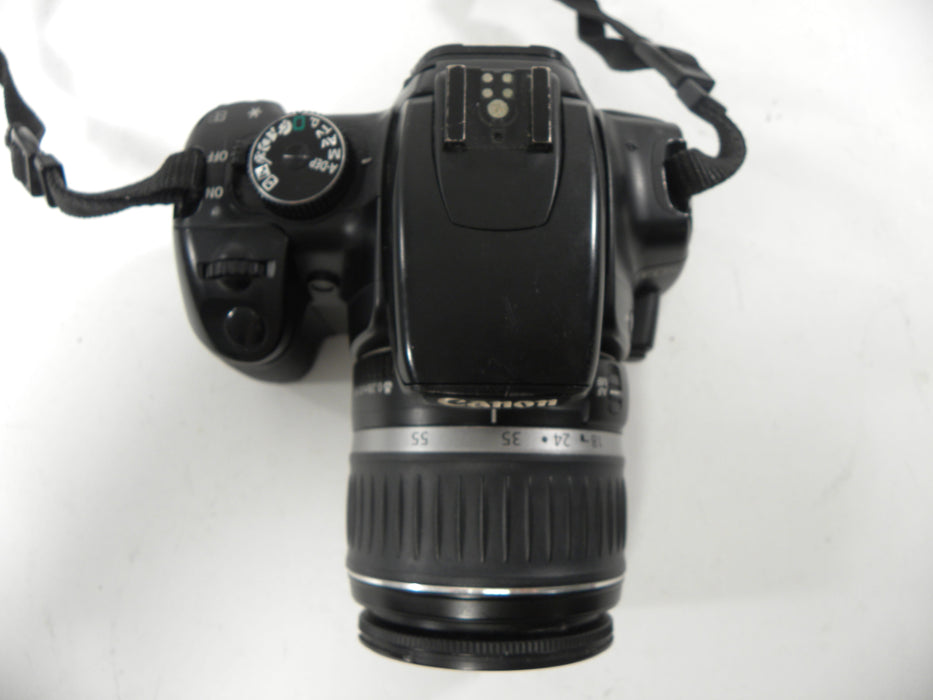 Canon EOS Rebel XTi 10.1mp digital SLR w/EF-S 18-55mm f3.5-5.6 II