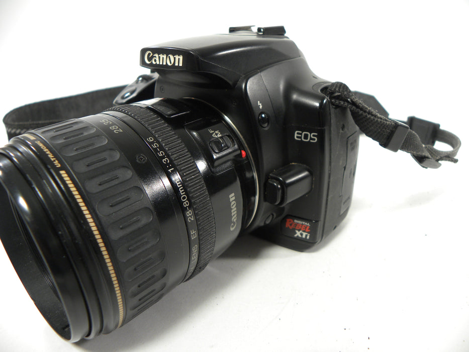 Canon EOS Rebel XTi 10.1mp Digital SLR w/EF Zoom 28-80 f3.5-5.6 USM