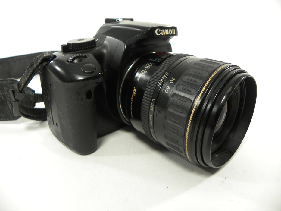 Canon EOS Rebel XTi 10.1mp Digital SLR w/EF Zoom 28-80 f3.5-5.6 USM