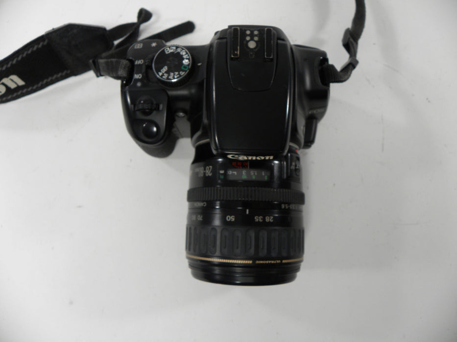 Canon EOS Rebel XTi 10.1mp Digital SLR w/EF Zoom 28-80 f3.5-5.6 USM