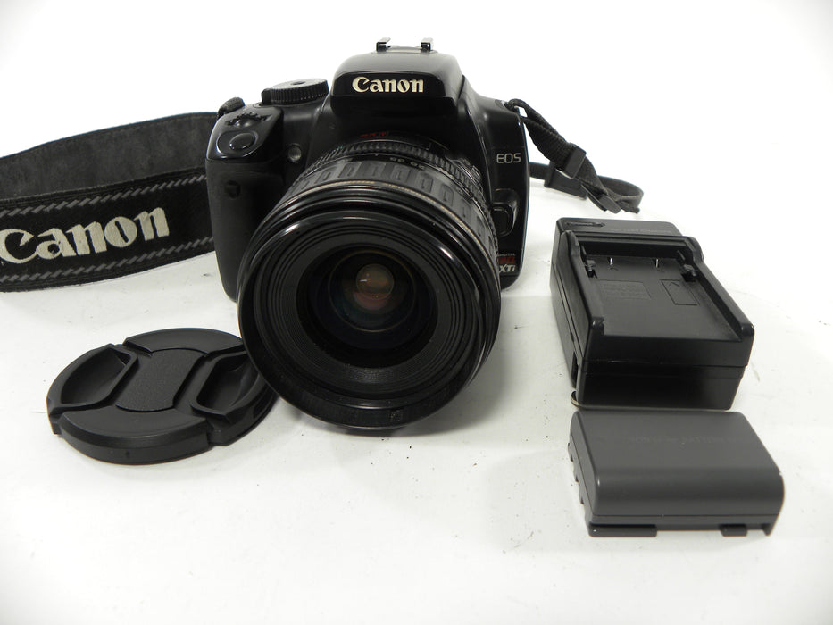 Canon EOS Rebel XTi 10.1mp Digital SLR w/EF Zoom 28-80 f3.5-5.6 USM