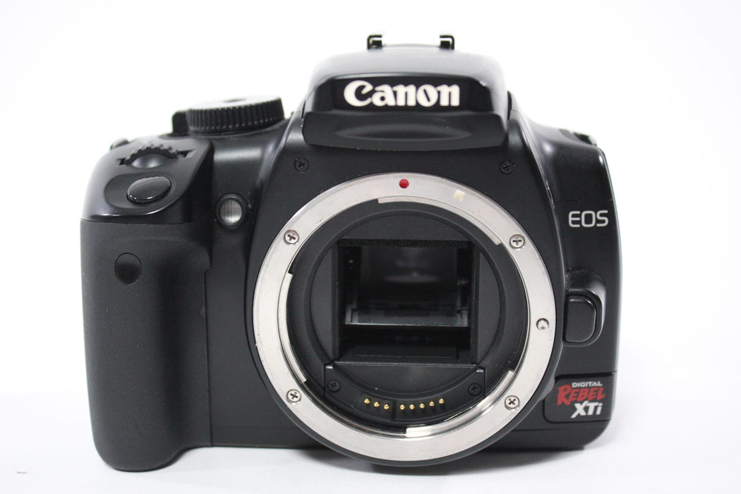 Canon EOS Rebel XTi DSLR Camera with Canon 18-55mm 3.5-5.6 II EF-S Lens with Battery Grip
