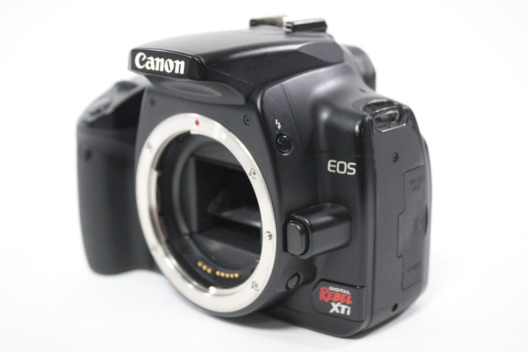 Canon EOS Rebel XTi DSLR Camera with Canon 18-55mm 3.5-5.6 II EF-S Lens with Battery Grip