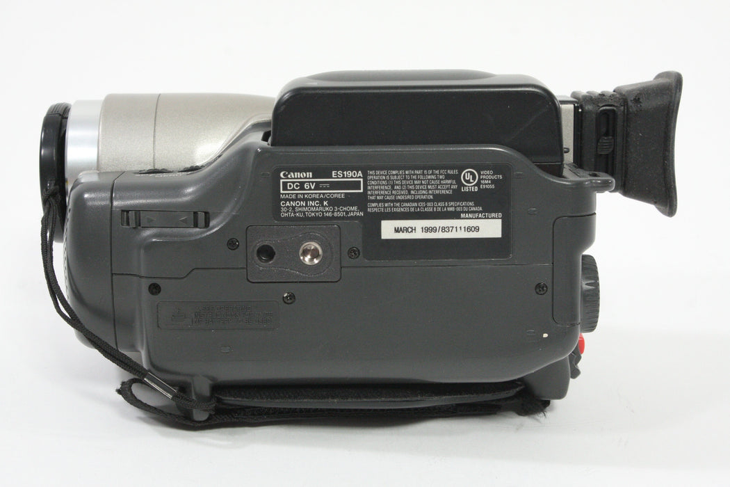 Canon ES190 Video 8 Camcorder