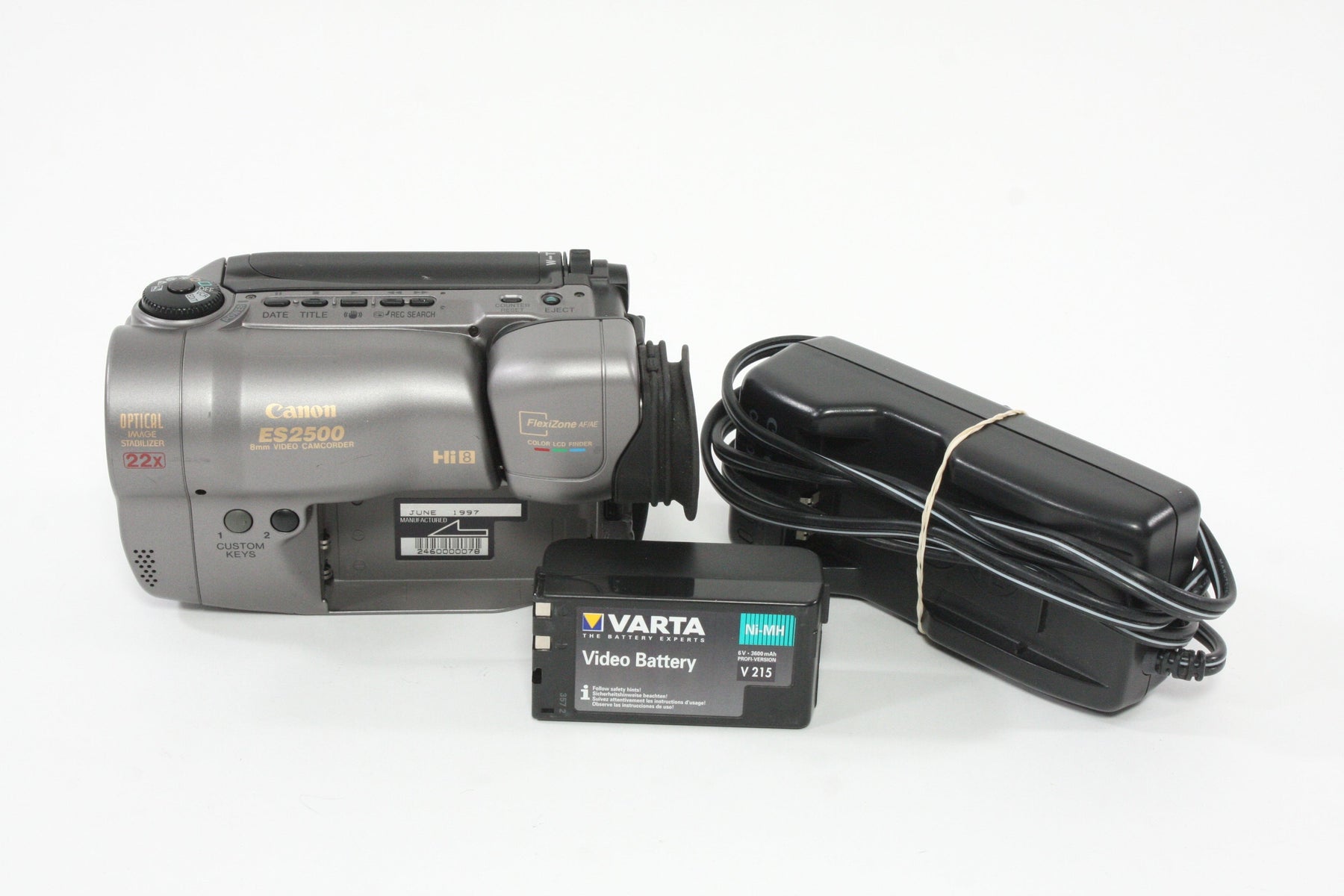 Canon ES2500A Hi 8 Camcorder