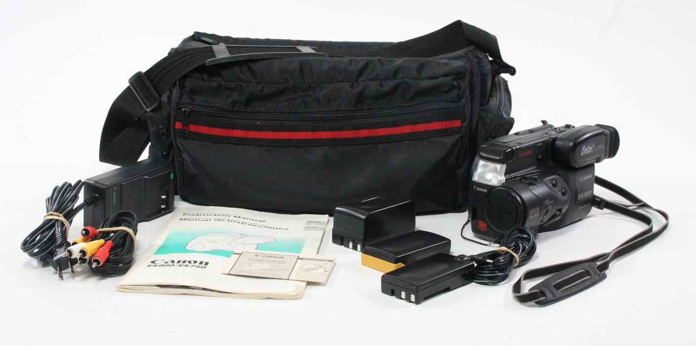 Canon ES800 8mm Camcorder with Accessories