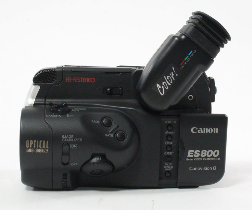 Canon ES800 8mm Camcorder with Accessories