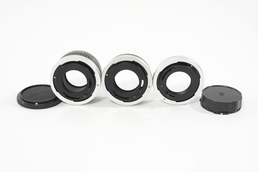 Canon Extension Tubes:  13mm, 21mm, 31mm for FD Mount