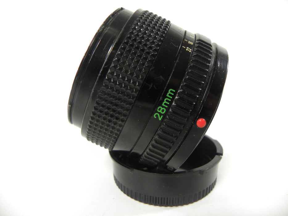 Canon FD 28mm f2.8 lens