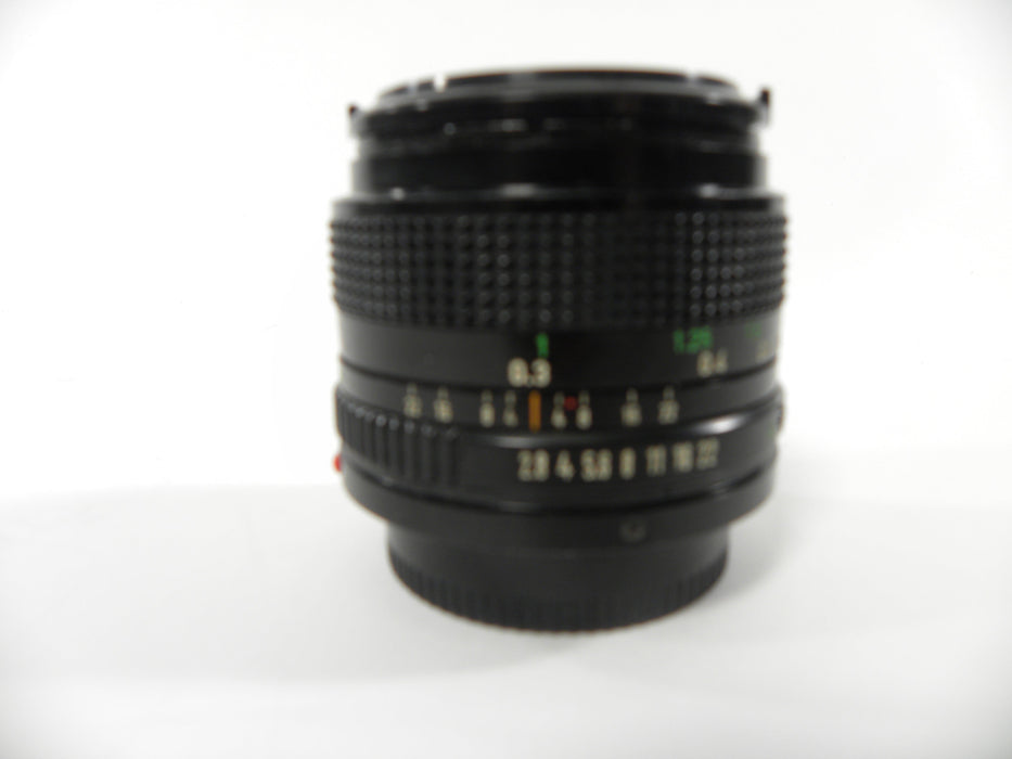 Canon FD 28mm f2.8 lens