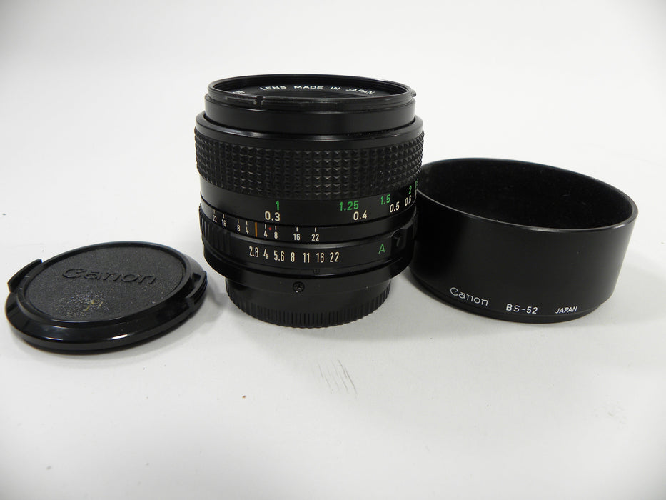 Canon FD 28mm f2.8 lens
