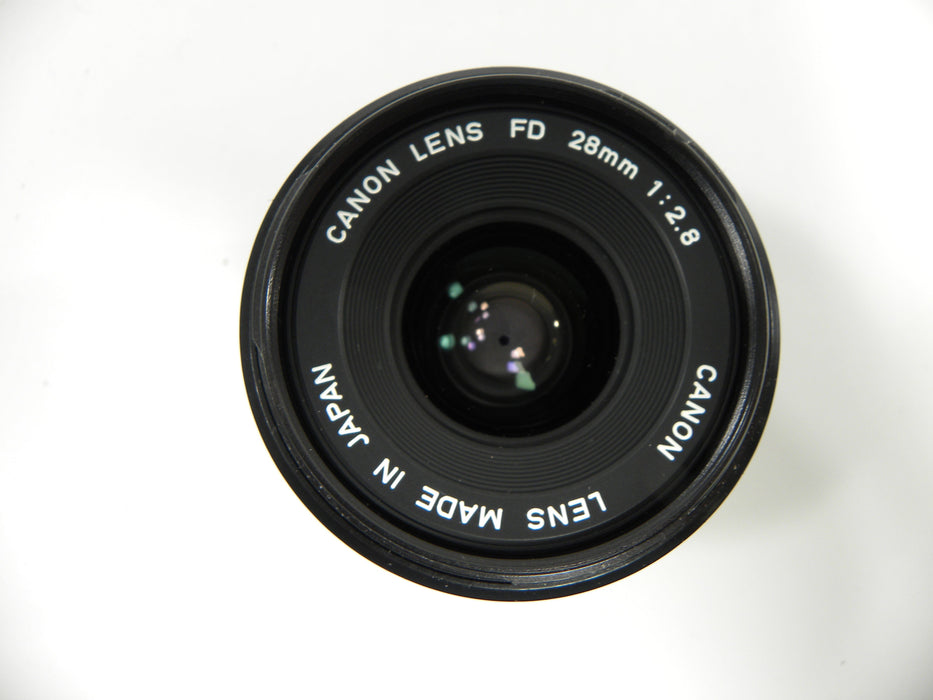 Canon FD 28mm f2.8 lens