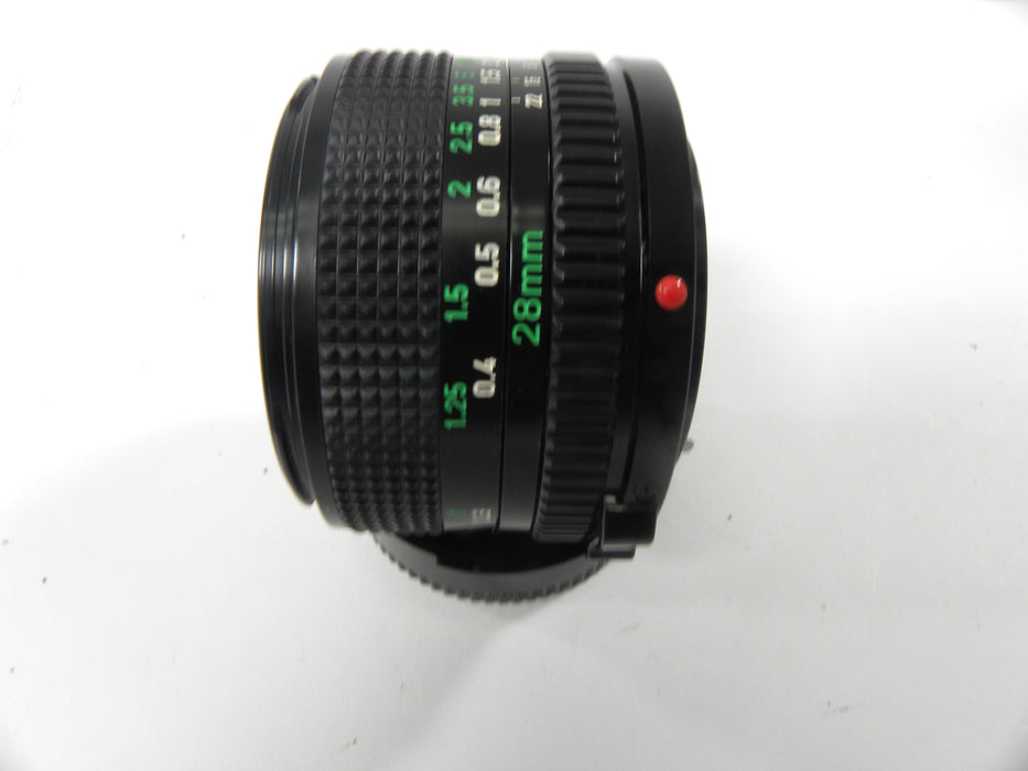 Canon FD 28mm f2.8