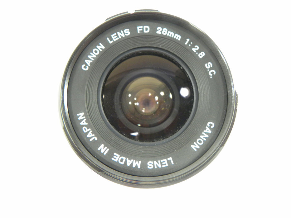Canon FD 28mm f2.8 S.C. lens