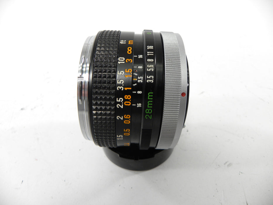 Canon FD 28mm f3.5