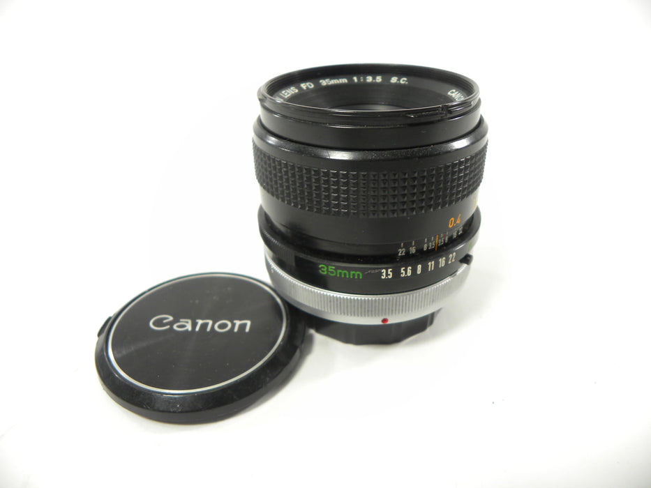 Canon FD 35mm f3.5 S. C.