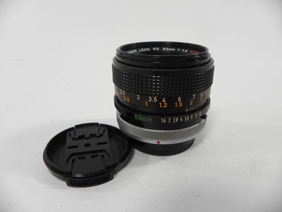 Canon FD 50mm f1.4 S.S.C. lens