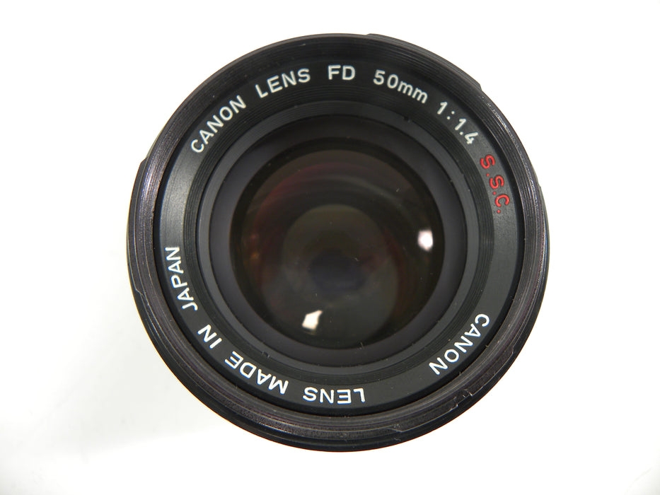 Canon FD 50mm f1.4 S.S.C. lens