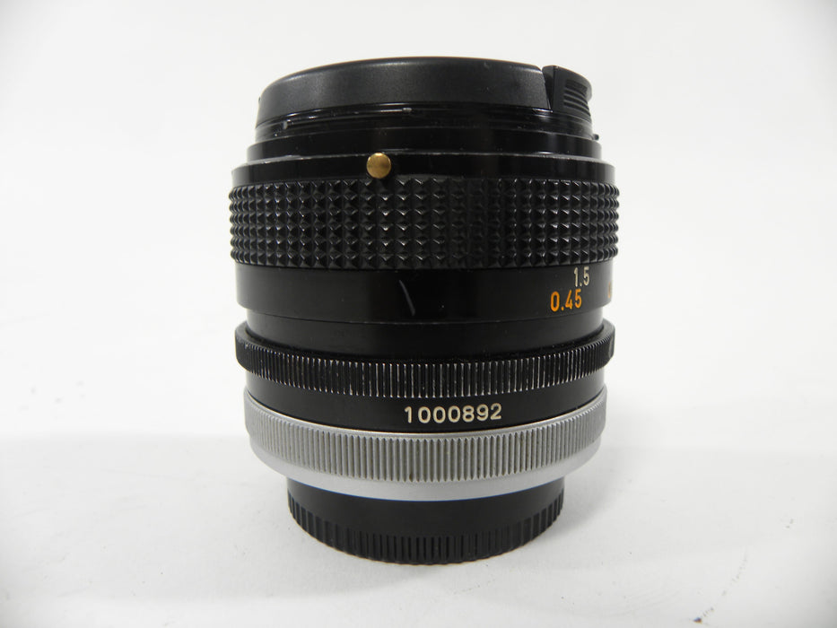 Canon FD 50mm f1.4 S.S.C. lens