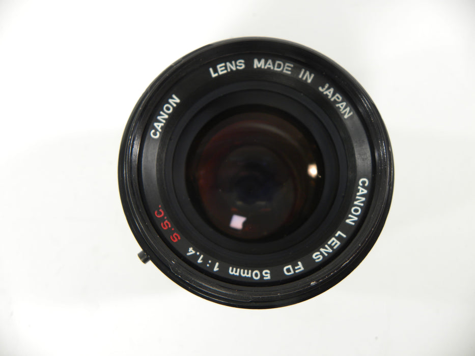 Canon FD 50mm f1.4 S.S.C. lens