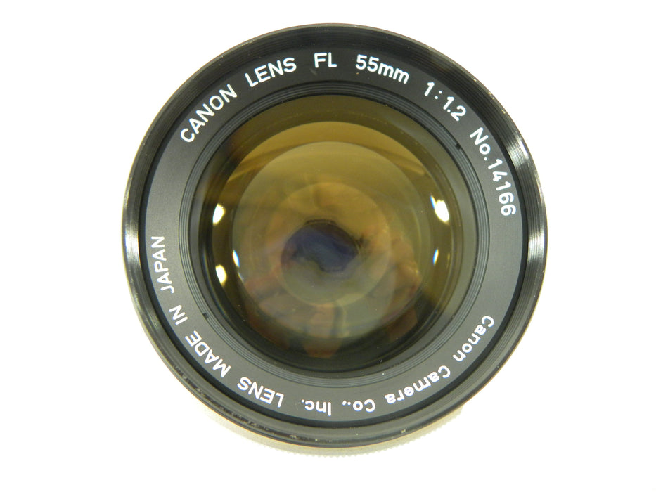 Canon FL 55mm f1.2 Lens w/Macrophoto Coupler 58mm Lens Reversal