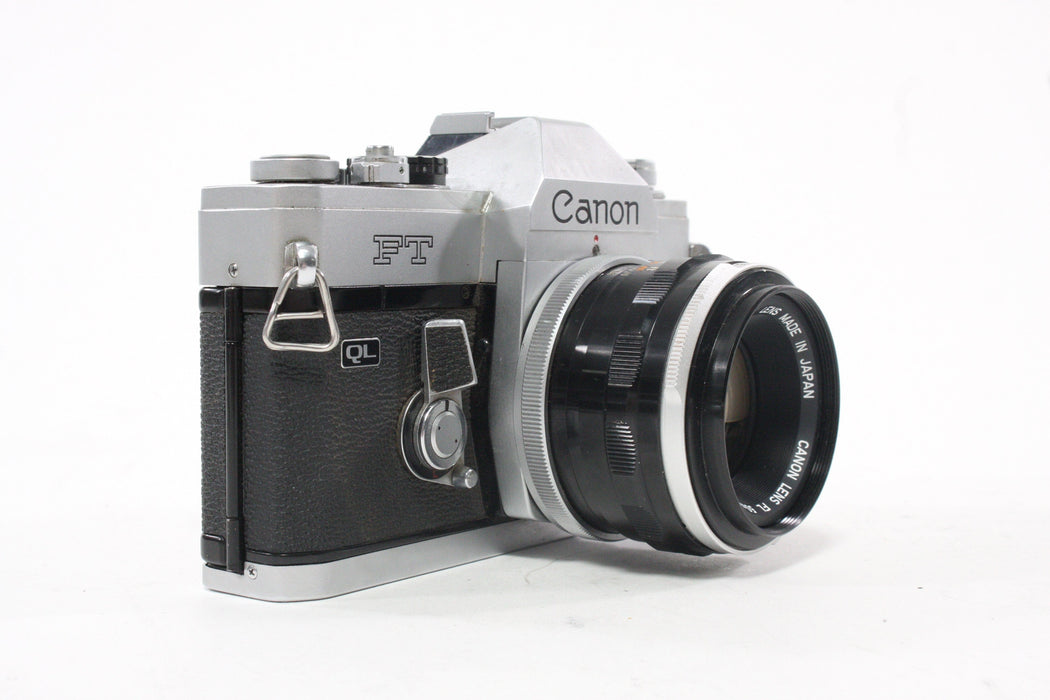 Canon FT 35mm SLR Camera with 50mm f/1.8 FL Lens