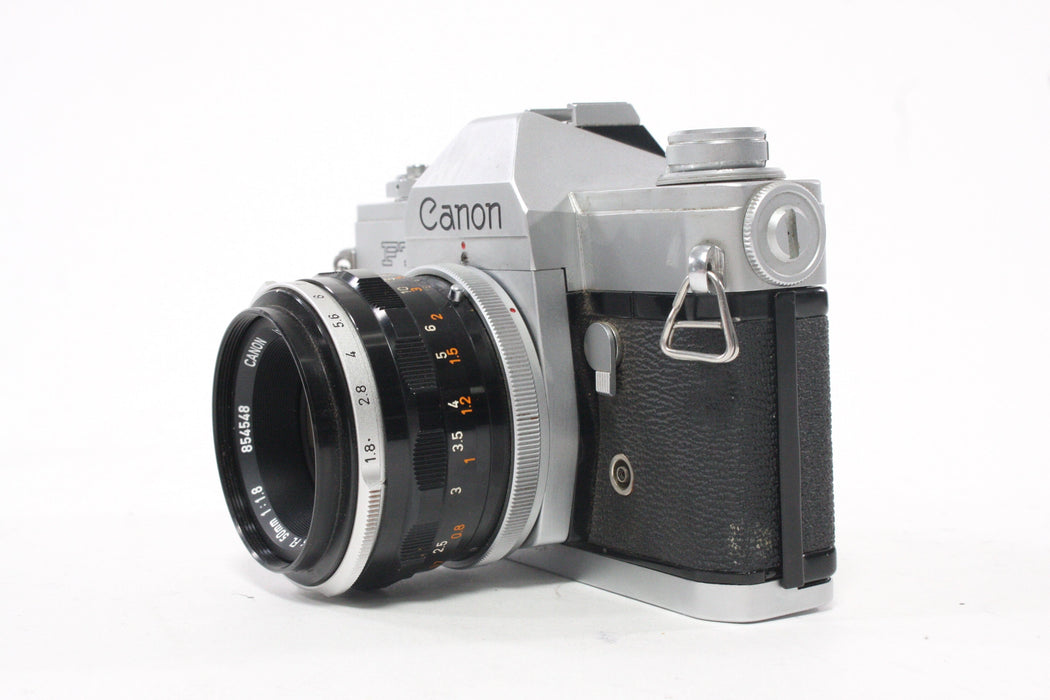 Canon FT 35mm SLR Camera with 50mm f/1.8 FL Lens