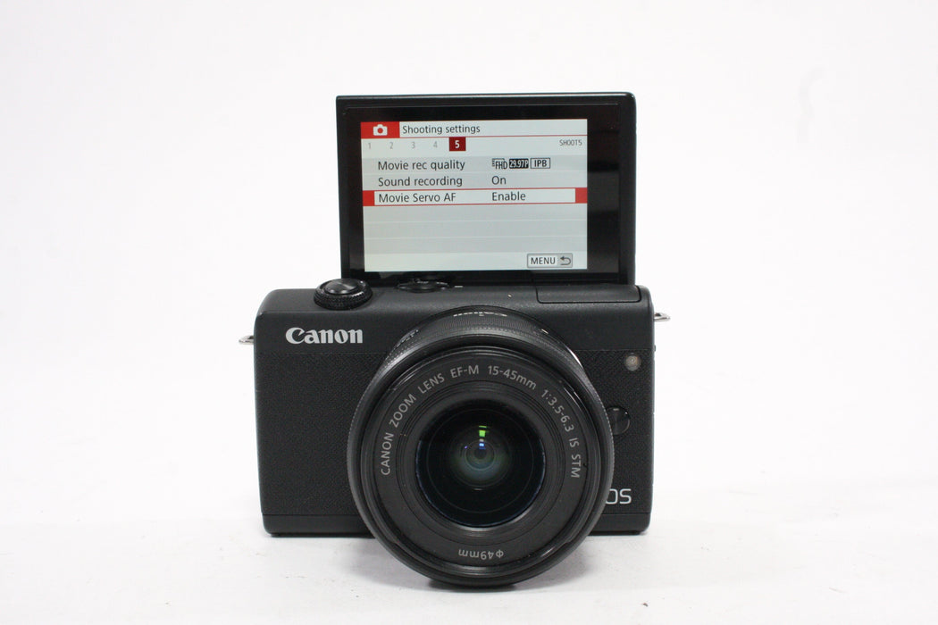 Canon M200 Mirrorless Camera with 15-45mm f/3.5-6.3 IS STM Lens