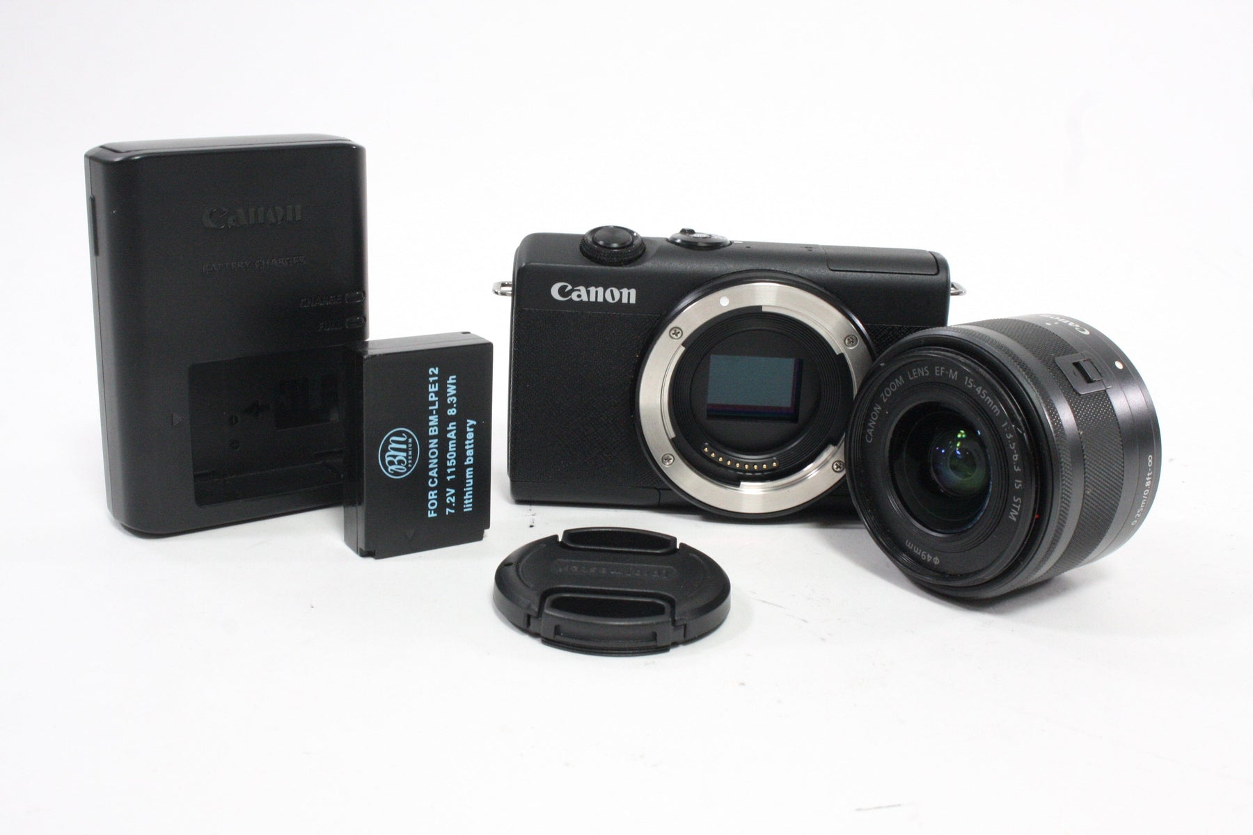 Canon M200 Mirrorless Camera with 15-45mm f/3.5-6.3 IS STM Lens