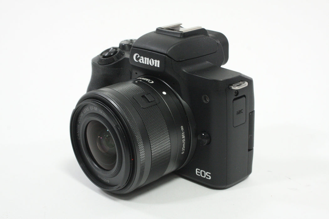 Canon M50 Mirrorless Digital Camera with 15-45mm f/3.5-6.3 IS STM Lens w/ Shutter Count
