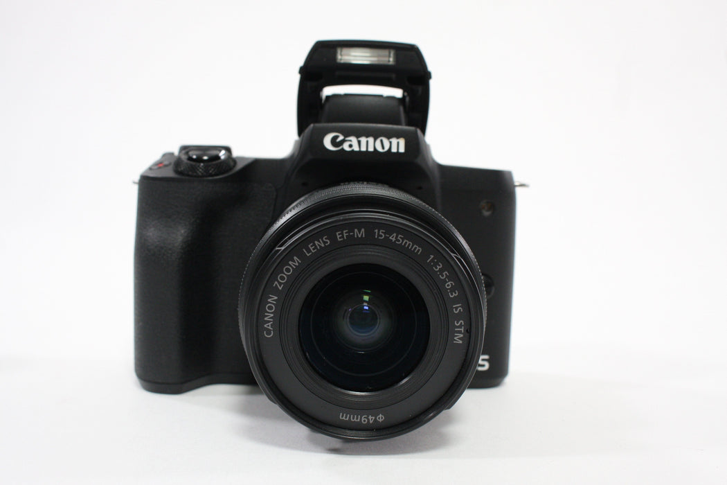 Canon M50 Mirrorless Digital Camera with 15-45mm f/3.5-6.3 Shutter Count < 4,000