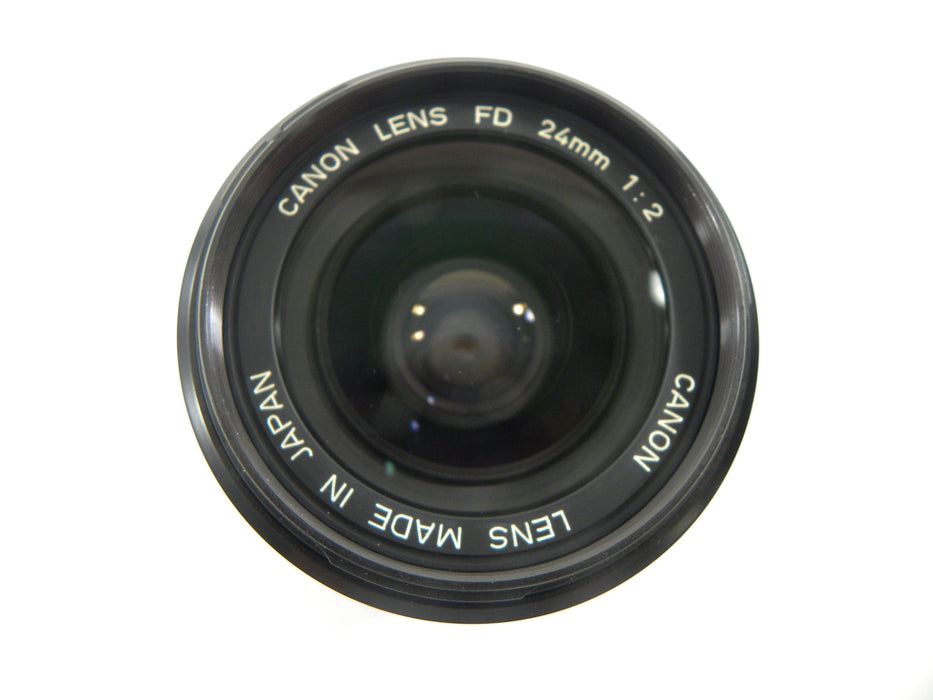 Canon NFD 24mm f2 lens