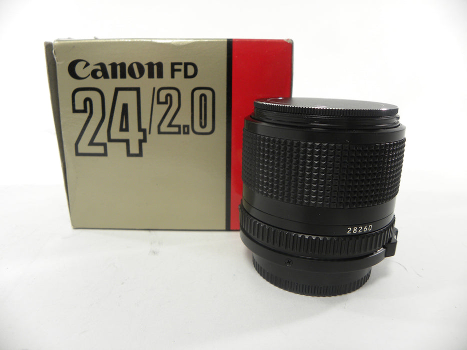 Canon NFD 24mm f2 lens