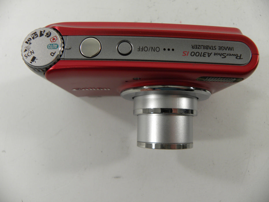 Canon Power Shot A3100 IS 12.1mp Digital Camera (Red)