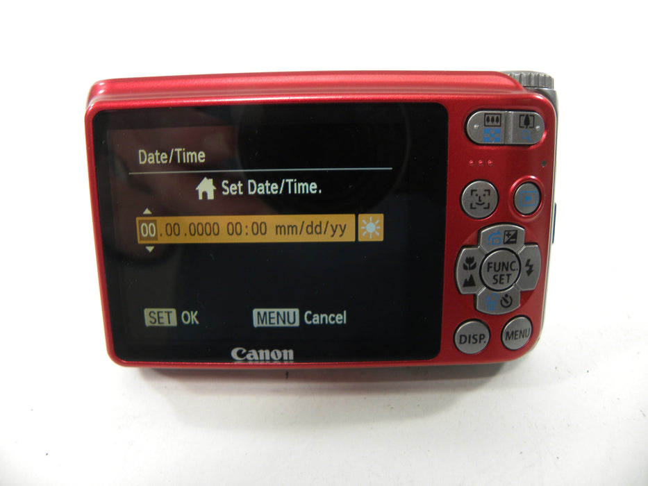 Canon Power Shot A3100 IS 12.1mp Digital Camera (Red)