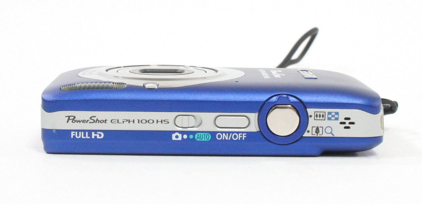 Canon Power-shot ELPH 100 HS 4x Zoom 12.1mp (Blue)