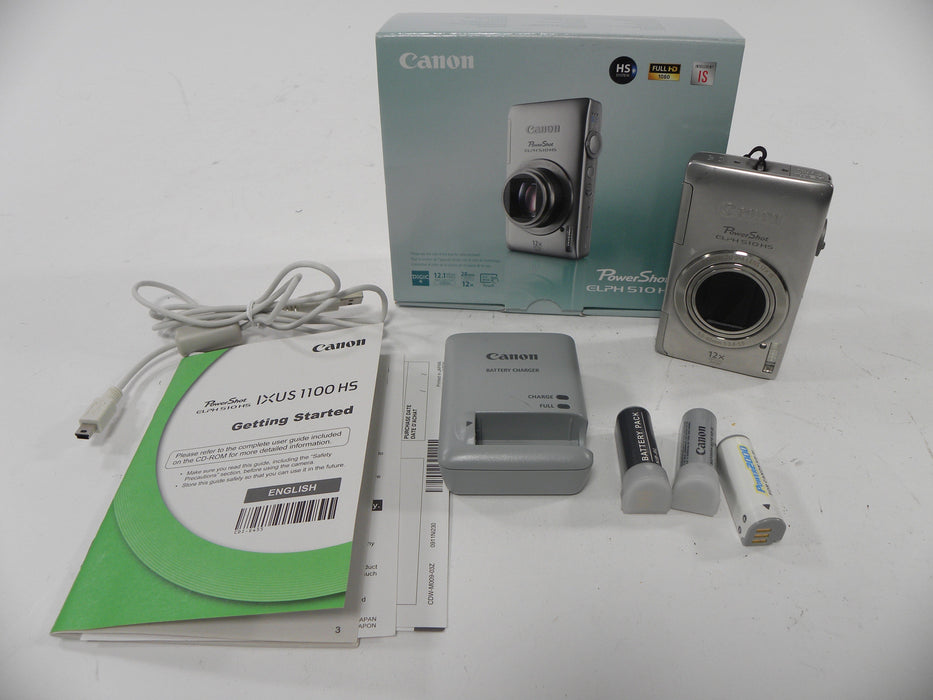 Canon Power Shot Elph 510HS 12.1mp Digital Camera