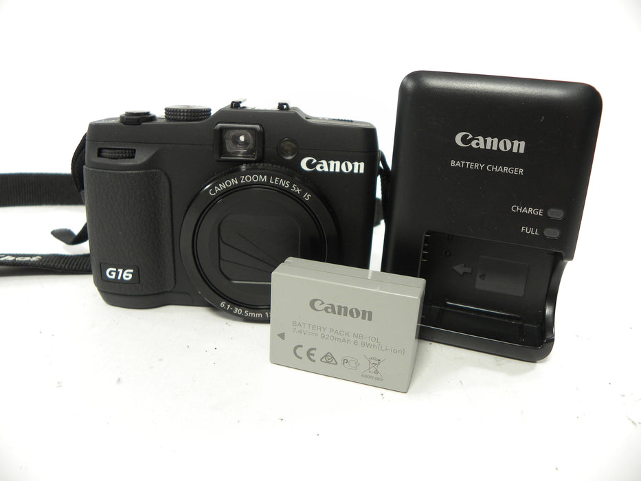 Canon Power Shot G16 12.1mp Digital Camera
