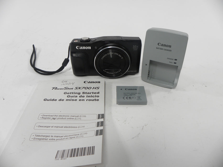 Canon Power Shot SX700HS WiFi 16.1mp Digital Camera