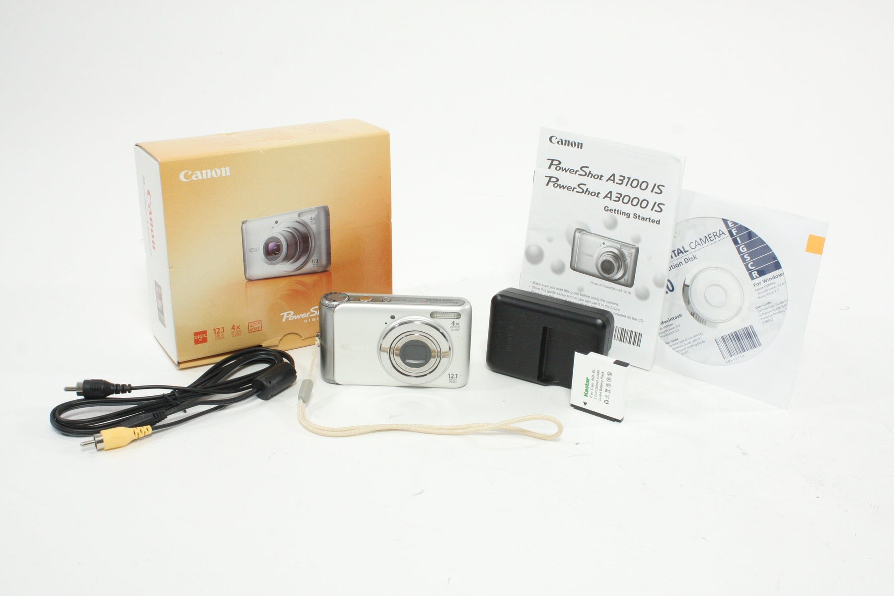 Canon PowerShot A3100 IS Digital Point-and-Shoot Camera 4x Zoom 12.1mp