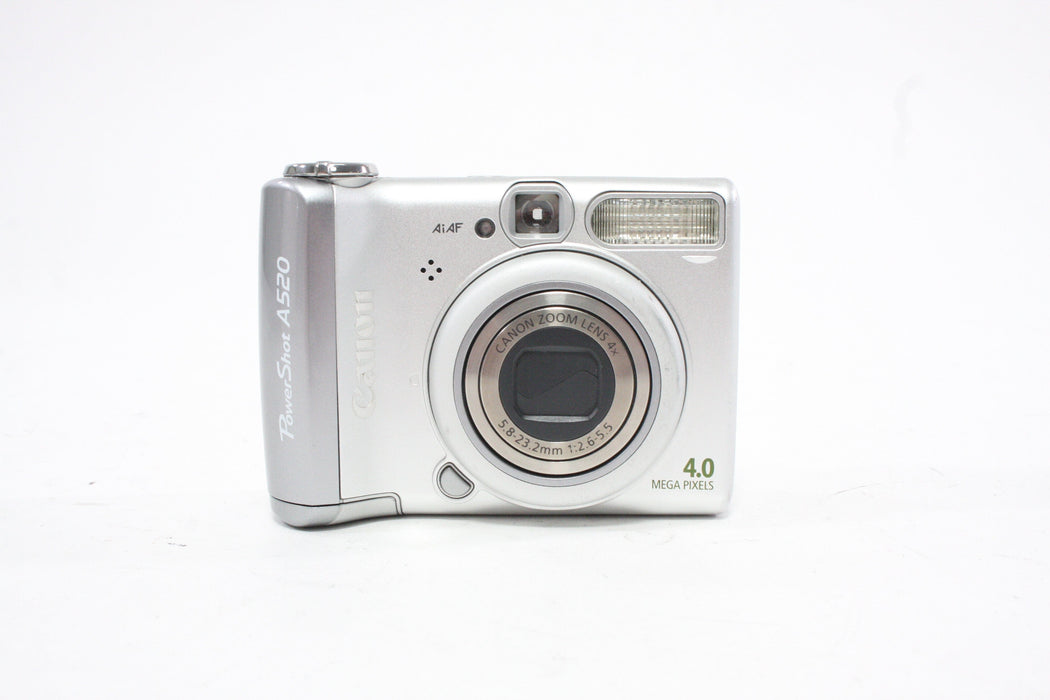 Canon Powershot A520 Digital Point-and-Shoot Camera 4x Zoom 4.0mp